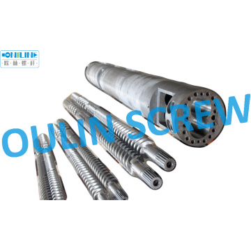 Kabra 90-22 Twin Parallel Screw and Barrel for PVC Extrusion