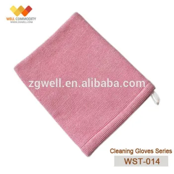 WST-014 Super clean Microfiber bath wash gloves,for kitchen,household,floor and furniture,pet,car cleaning,microfiber chenille