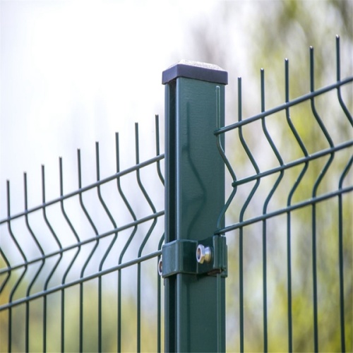 Jardin en acier galvanisé enduit de clôture pas cher clôtures grillagées soudées