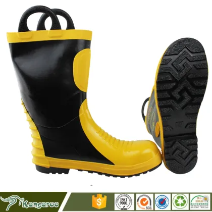 New Model Security Firefighter Safety Steel Toe Men Boots Shoes