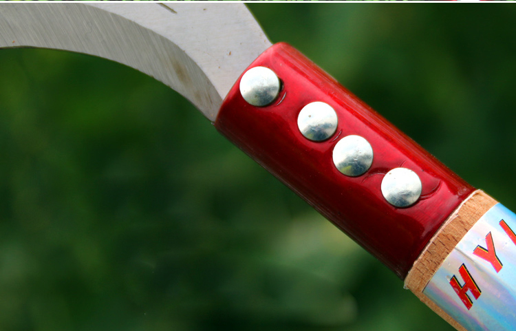 Factory Outlet Agricultural Household Weeding Sickle All Steel Palm Corn Harvest Gardening Hand Sickle