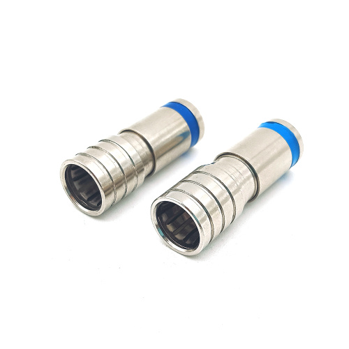 Quick Push Type F Male RG6 Compression Connector