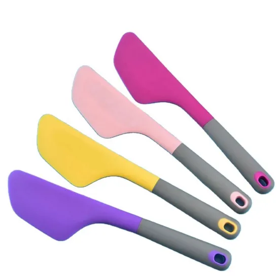 Extra Large Non-Stick Silicone Baking Tools: Cream Spreader, Butter Spatula, Cookie & Pastry Scrapers, Cake Tools Set