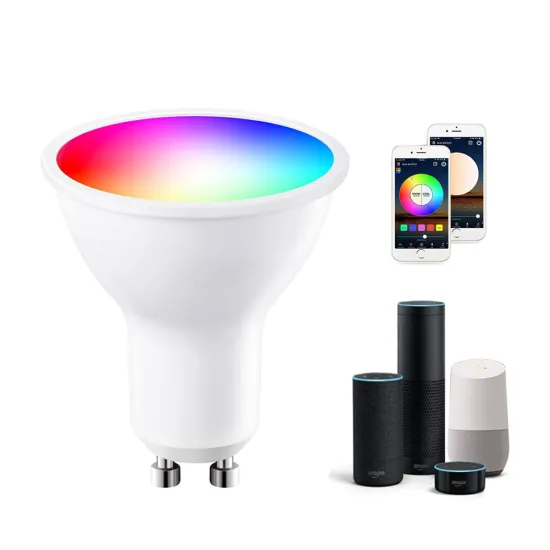 GU10 Smart Bulb with Tuya App Control, WiFi, RGBW, 5W - Alexa & Google Assistant Compatible