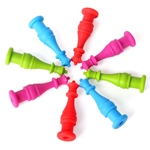 Silicone Pencil topper chew toys for kids
