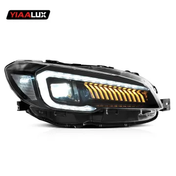 High-Quality LED Headlight Assembly for Subaru WRX 2015-up with Angel Eyes