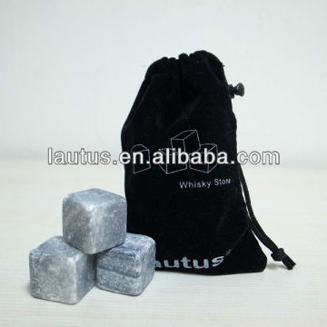 Soapstone Ice cubes for drinks, can repeat use
