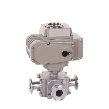 Electric T/l Port Full Bore Encapsulated Ball Valve