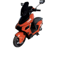 Sporty Orange Electric Scooter with Modern Black Accents