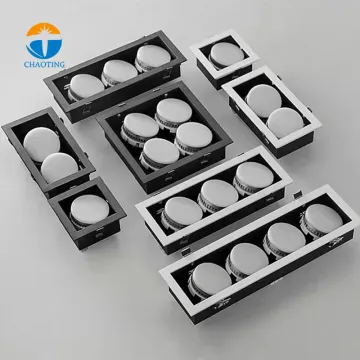 GX53 LED Ceiling Spot Down Light - Aluminum Anti-glare Recessed Square Rectangle Downlight