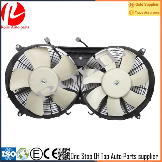 Cooling radiator fan assy for Toyota hiace KDH200 OEM 16361-75030 16363-75030