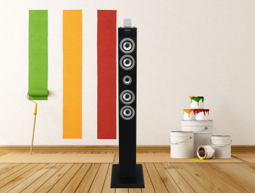 FW-1321U 2.1 Channel Tower Speaker With Lighting Docking