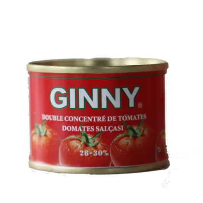 70g GINNY brand 28-30% concentrate tomato paste
