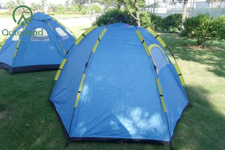 6 Man Hexagon Instant Tent 5 Jpg