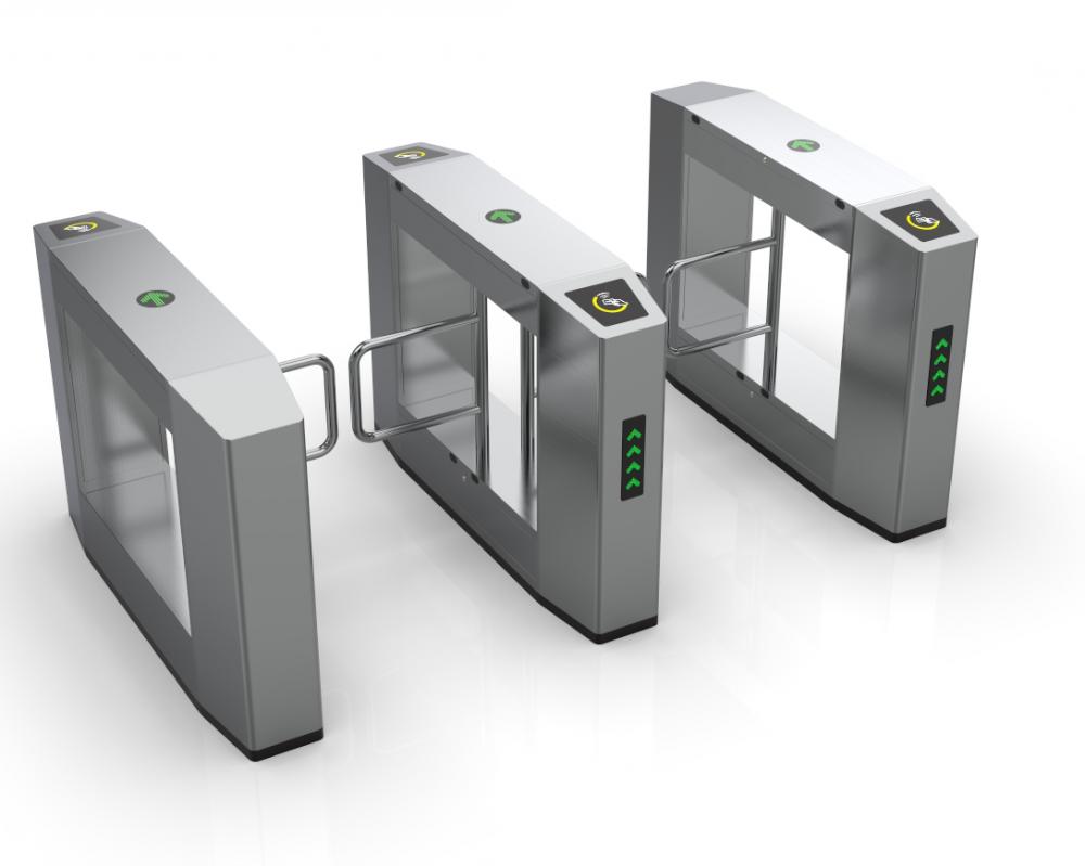 Electronic Baffle Gate Turnstile Swing Barrier