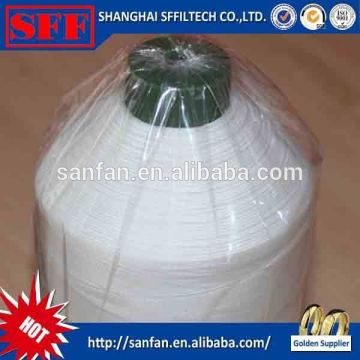 Industry high quality sewing thread teflon sewing thread for fiberglass filter bag