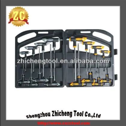 16PC T-handle Hex Key Set