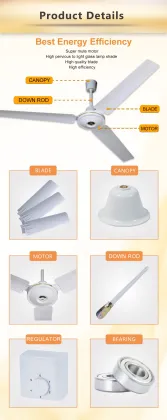 Home Appliance Decorative Cooling Ceiling Fan