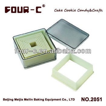 Square shaped nylon cookie/biscuit cutters,useful cookie tools
