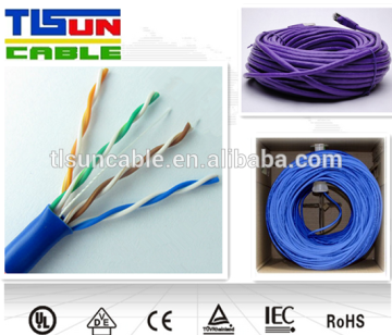 high frequency 250MHz utp cat5e color code cable