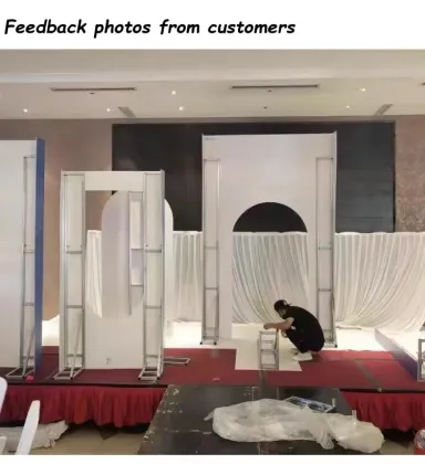 Popular Adjustable Metal KT Board Support Frame for Party and Wedding Decorations