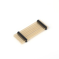 2.54 mm doble fila plástico doble 180 grados