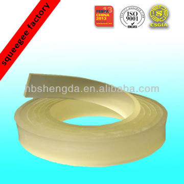 Rubber squeegee printing textils/garment