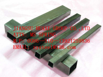 Black round ERW welded pipe Steel pipes huaxi mill