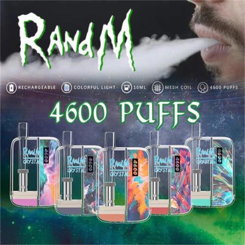 RandM Crystal 4600 Disposable Vape RandM Crystal Vape - Tornado Vape Shop