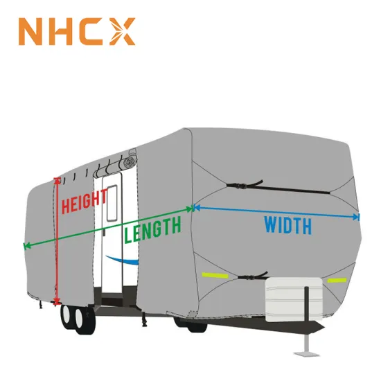 NHCX Breathable and Water Repellant RV Cover for 30-33ft Travel Trailers
