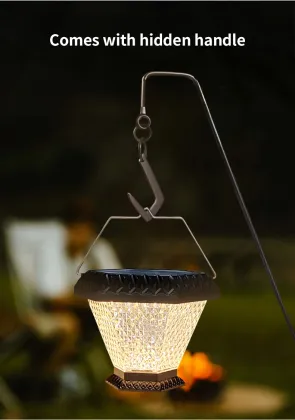Solar-Powered Energy-Saving Camping Lights