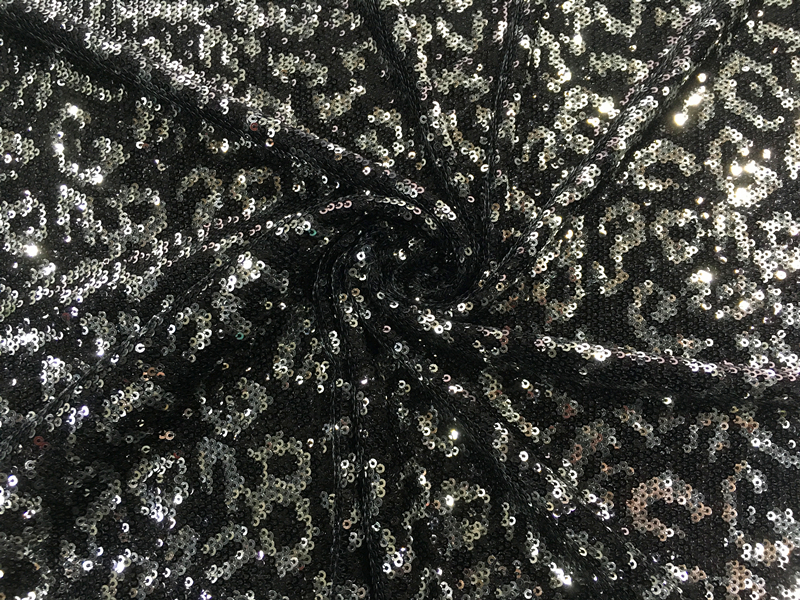 Geometry Sequin Embroidery Fabric