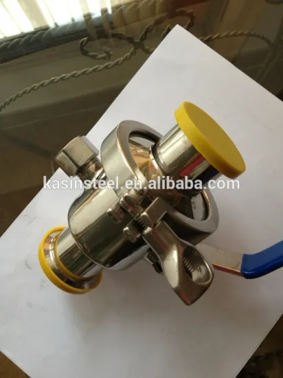 Stainless steel sanitary non return ball valve