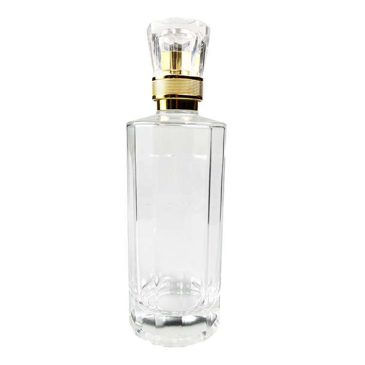 Benutzerdefinierte Weinflasche 500 ml Wodka Glass Spirit Flasche
