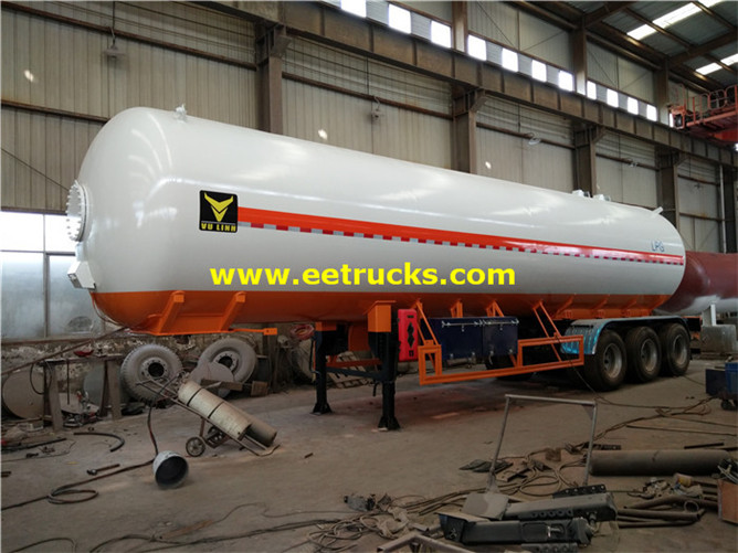 Tri-axle LPG Delivery Tank Trailers