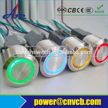LED illuminated Push button Switch Wired Harness