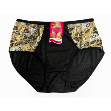 High Quality Polyester Underwear Set for Women - Print Front Panties and Bra