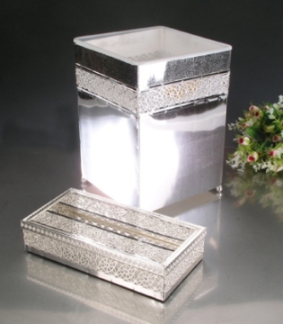 Waste Basket with Tissue Box (NF31169D)