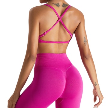 Women's Seamless Yoga Clothes: Quick-Dry, GYM Sports, Sexy Beauty Back Camisoles, Workout Running Fitness Bra