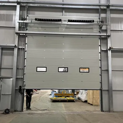Automatic high speed industry sectional door