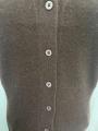 Kvinnor Pure Cashmere V-Neck Button Vest