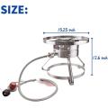 Round Stainless Steel Outdoor Propane Burner