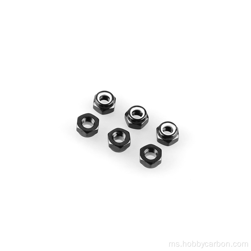 Aluminium Beg Anodized Nylon Lock Nuts