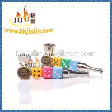 Yiwu jiju JL-390 new coming product with dice and skull design tobacco pipe