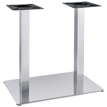 Chrome Stainless Steel Silver Dining Restaurant Table Base