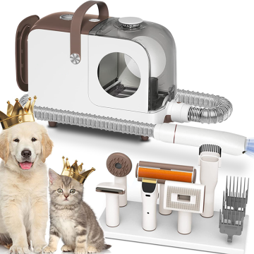 Purolf Professional 5-en-1 Kit d'aspirateur de toilettage pour chiens et épilation pour chats - 2024 Vendeur chaud