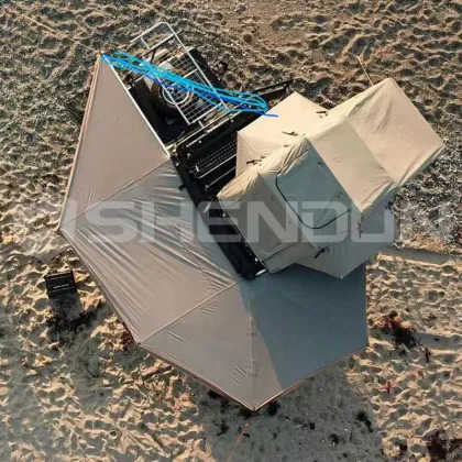 SNDN Waterproof Canvas Car Awning Tent