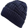 Vinterhatt varm stickad slouchy beanie skalle mössa