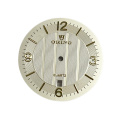 Dial de latón de patrón en relieve de arena para reloj