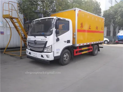 Foton 4x2 explosive transport truck